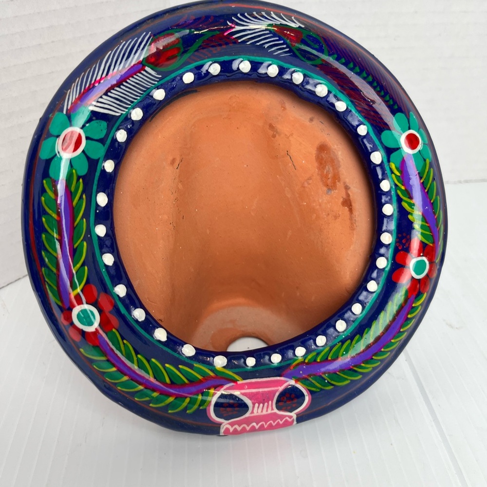 Talavera pottery picture frame Mexico